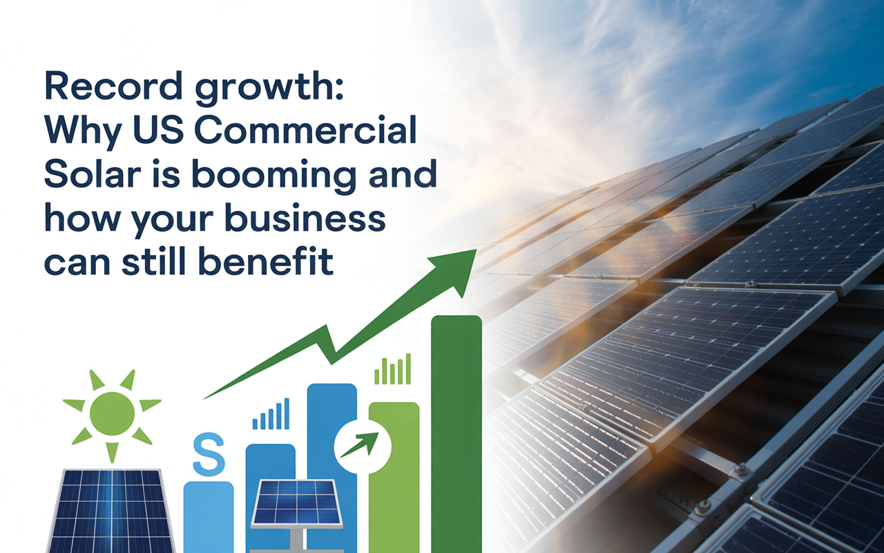 Record Growth: Why US Commercial Solar is Booming and How Your Business Can Still Benefit
