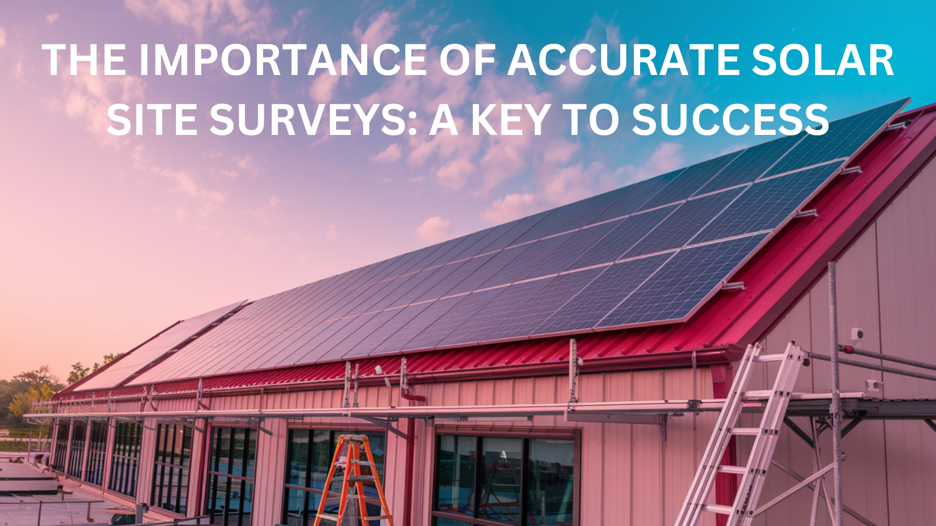 Technician performing a solar site survey on a residential roof in the USA with sunlight and shading analysis tools.