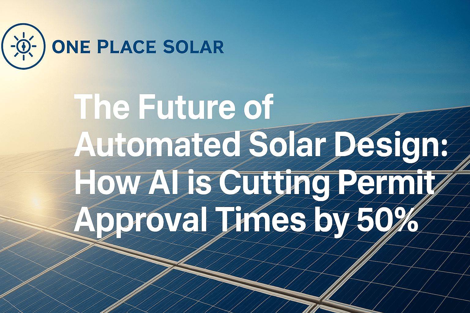 The Future of Automated Solar Design How AI is Cutting Permit Approval Times by 50% 