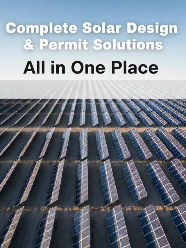 House with rooftop solar panels representing solar engineering design services, solar design services, and solar permit services.