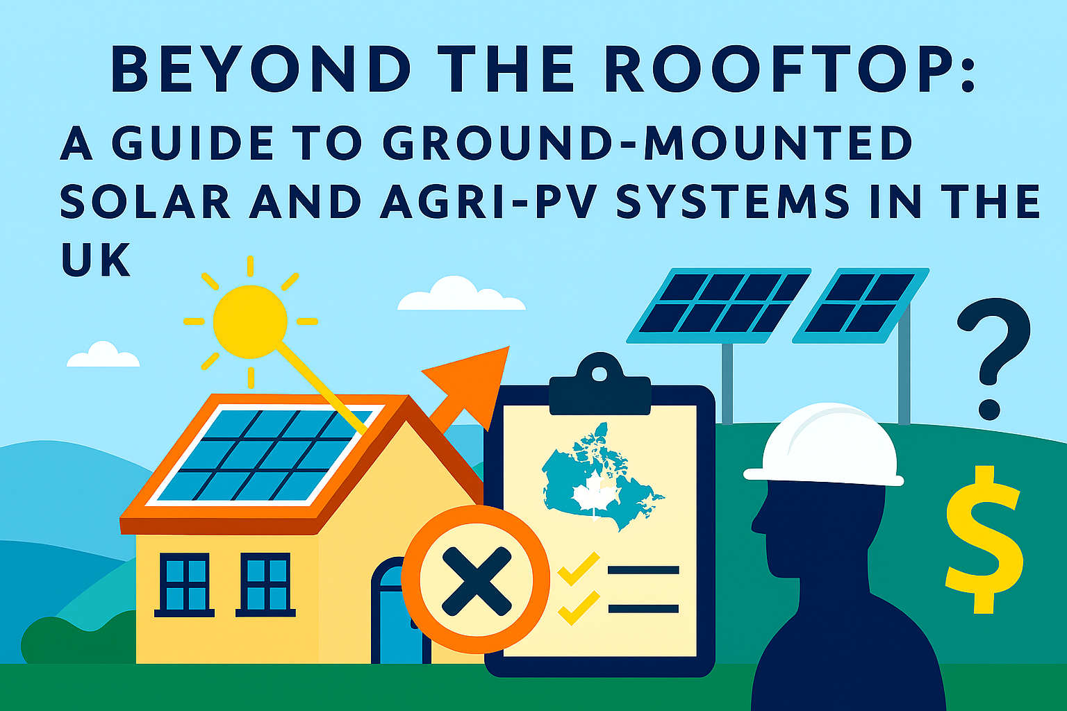 Beyond the Rooftop: A Guide to Ground-Mounted Solar and Agri-PV Systems in the UK