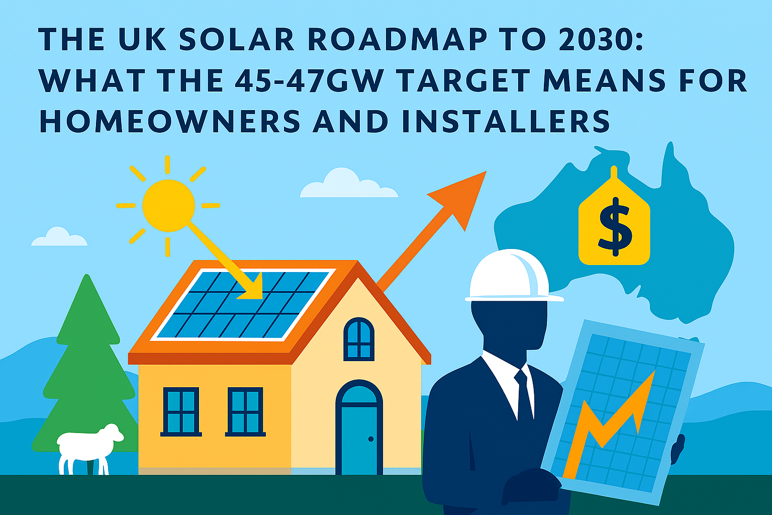 The UK Solar Roadmap to 2030: What the 45-47GW Target Means for Homeowners and Installers